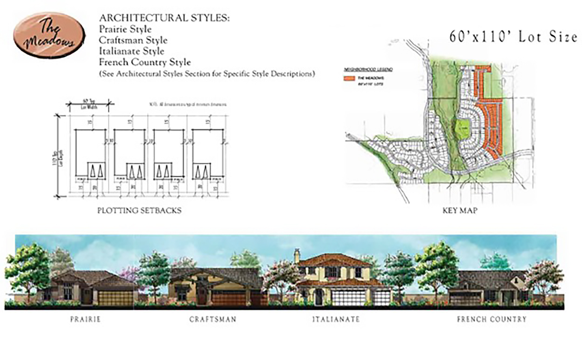 60 x 110 foot lots