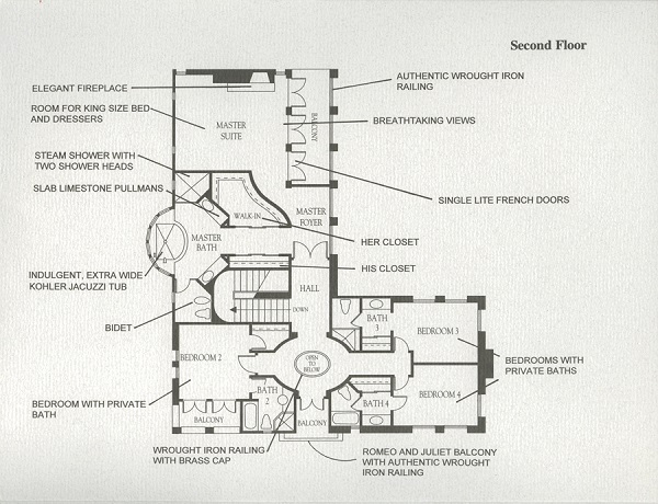 second floor plan